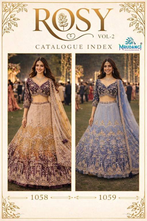 Mrudangi Rosy Vol 2 Bulk lehenga choli suppliers